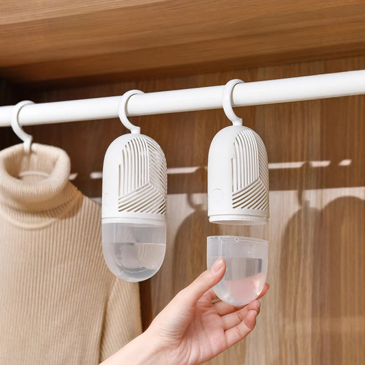 Hanging Wardrobe Dehumidifier with Refill