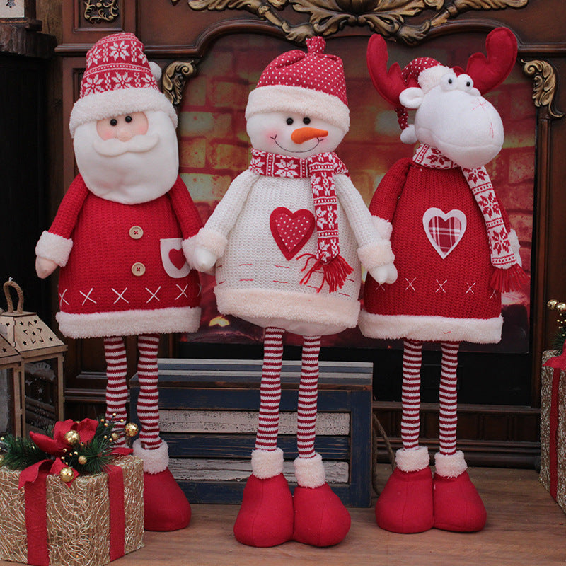 Telescopic Christmas Plush Figure – Santa, Snowman or Reindeer – image 5