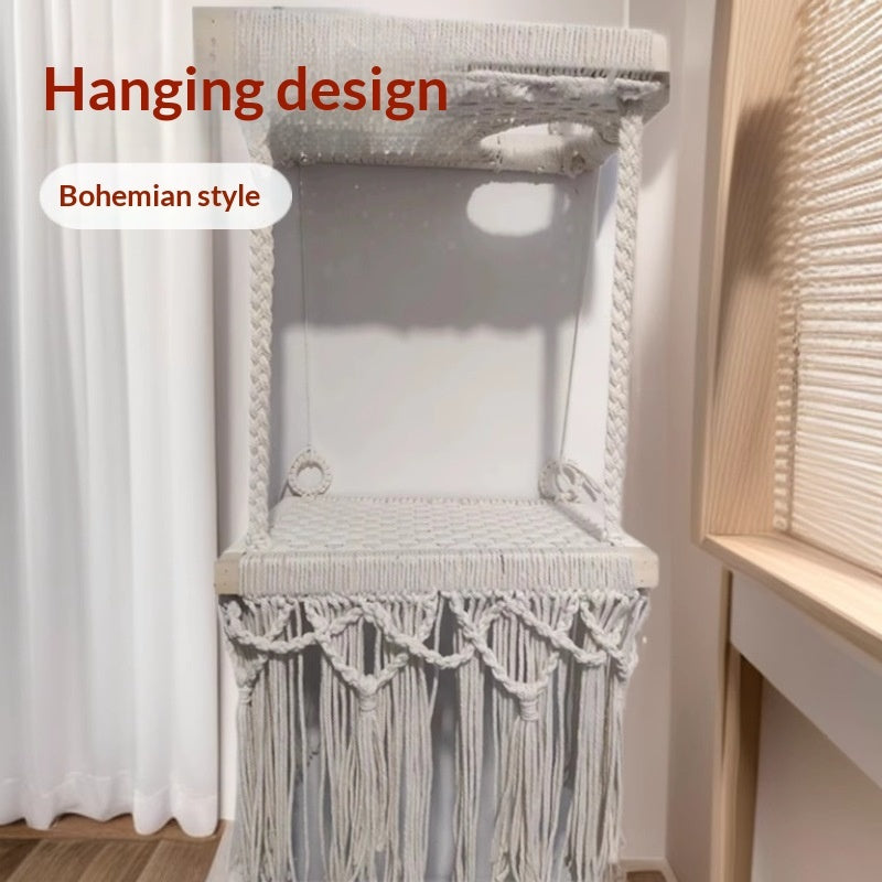 Boho Cotton Rope Cat Bed – image 8