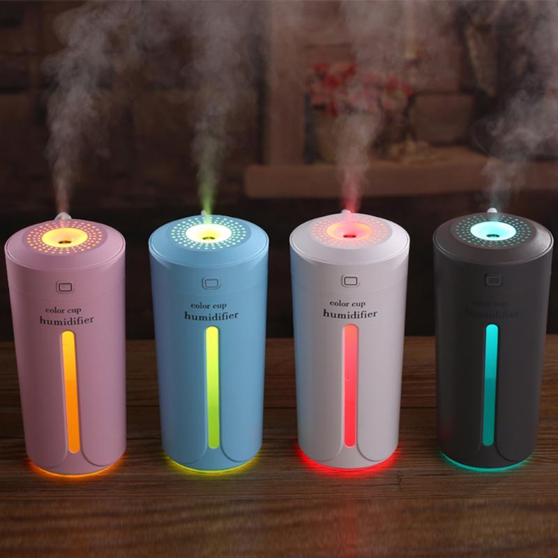 Mini Ultrasonic Humidifier Cup with 7-Colour Light – image 5