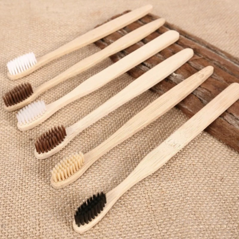 Bamboo Toothbrushes – Pack of 10 – image 6