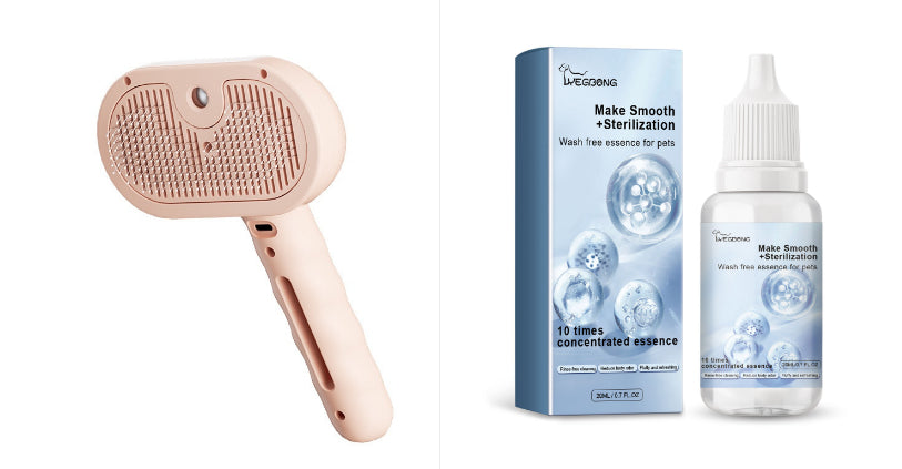 Steam Pet Grooming Brush with Water Mist – image 12