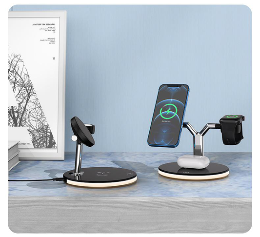 3-in-1 Magnetic Wireless Charging Station