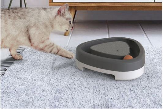 Interactive Electric Cat Toy with Feather