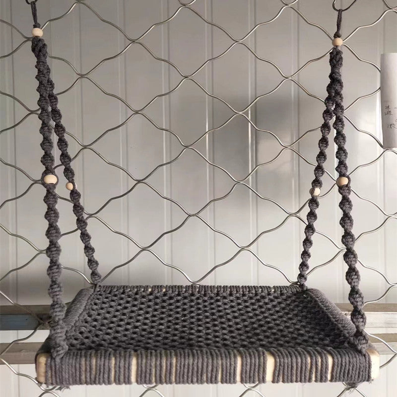 Boho Cotton Rope Cat Bed – image 7
