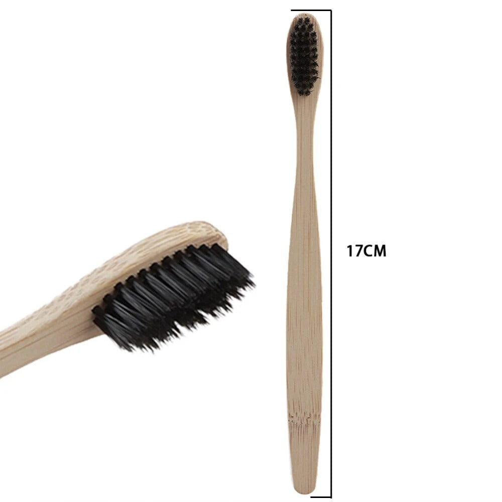 Bamboo Toothbrushes – Pack of 10 – image 2