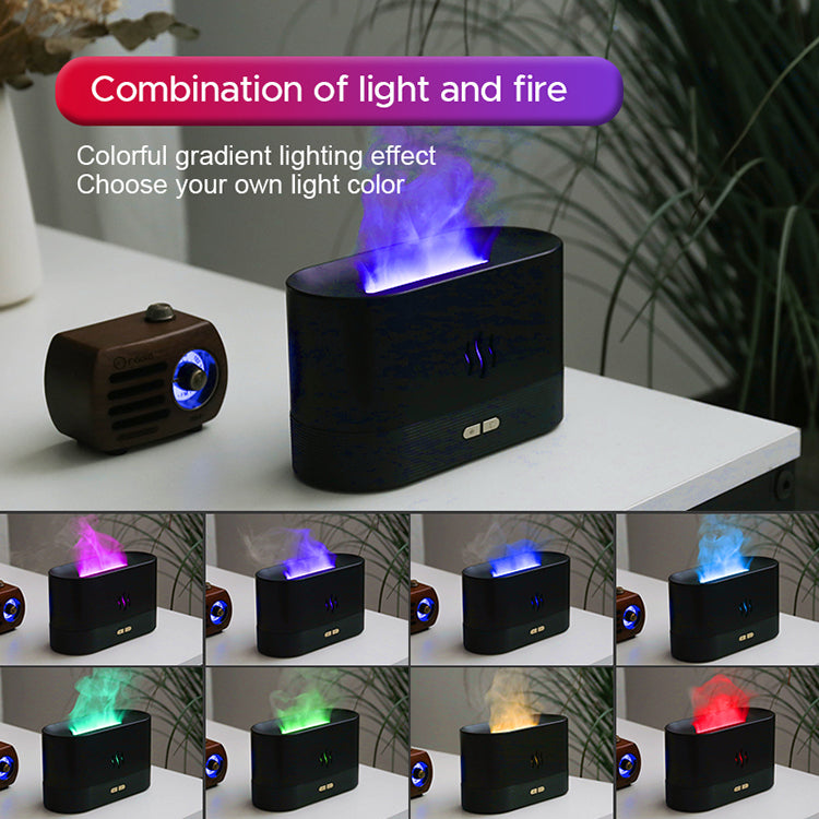 RGB Flame Aroma Diffuser – 7 Colours – image 2