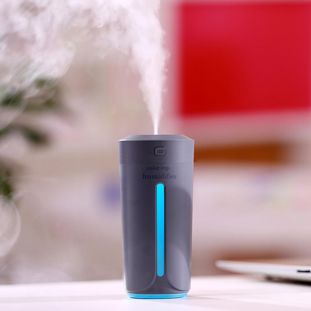 Mini Ultrasonic Humidifier Cup with 7-Colour Light – image 3