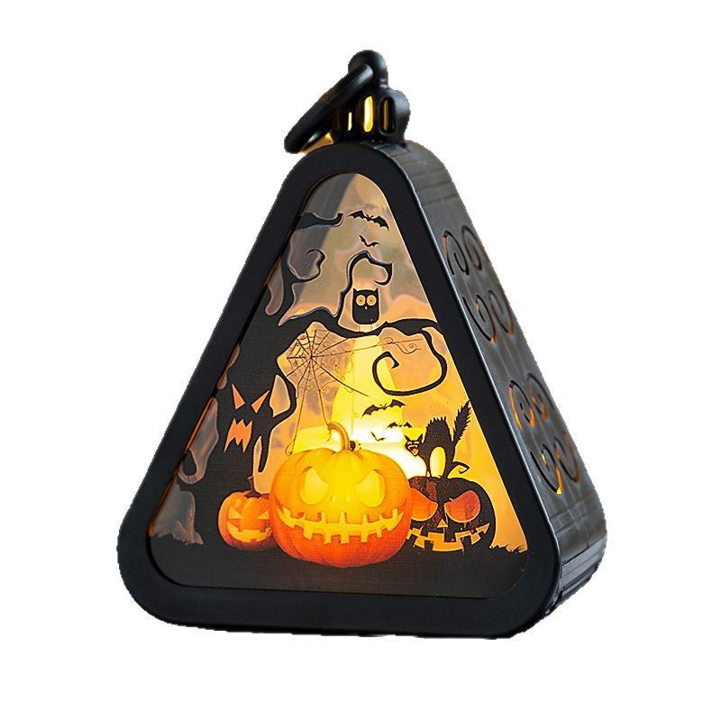 Mini Halloween LED Lanterns – Pumpkin, Ghost, Witch & Castle – image 4