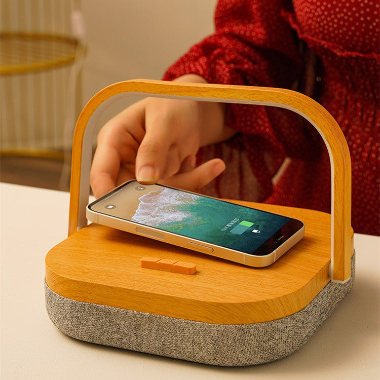 LED Desk Lamp with Bluetooth Speaker & Wireless Charger – image 4