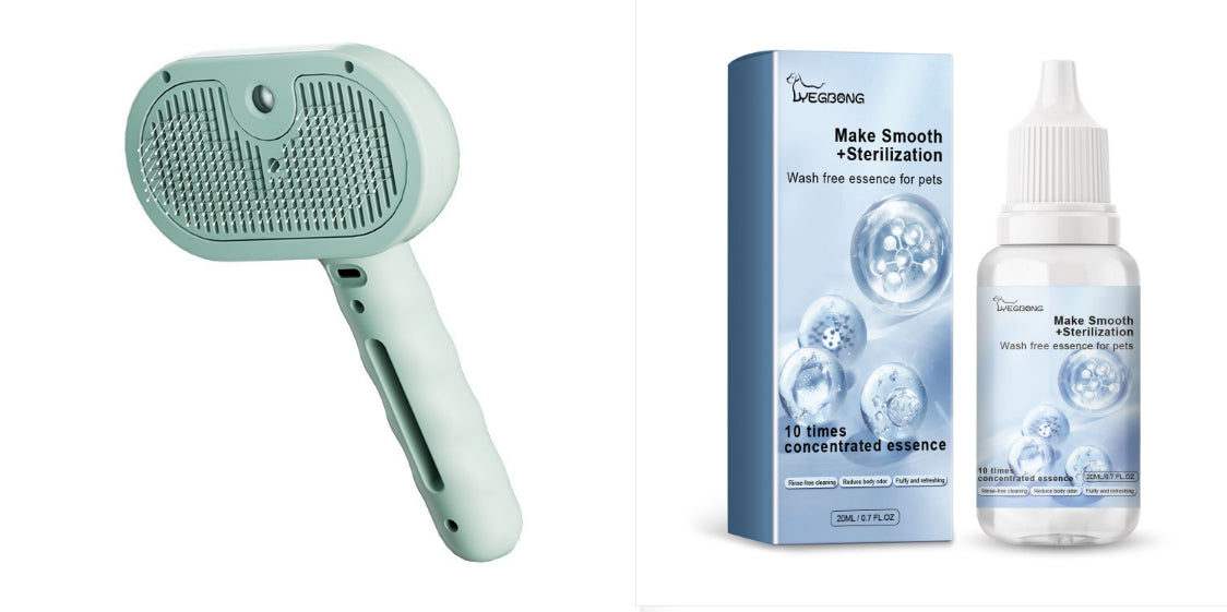 Steam Pet Grooming Brush with Water Mist – image 11