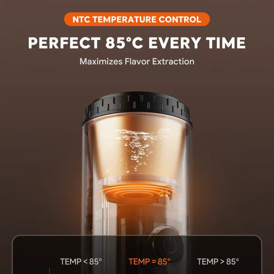 Portable Cordless Espresso Maker – Hot & Cold Brew