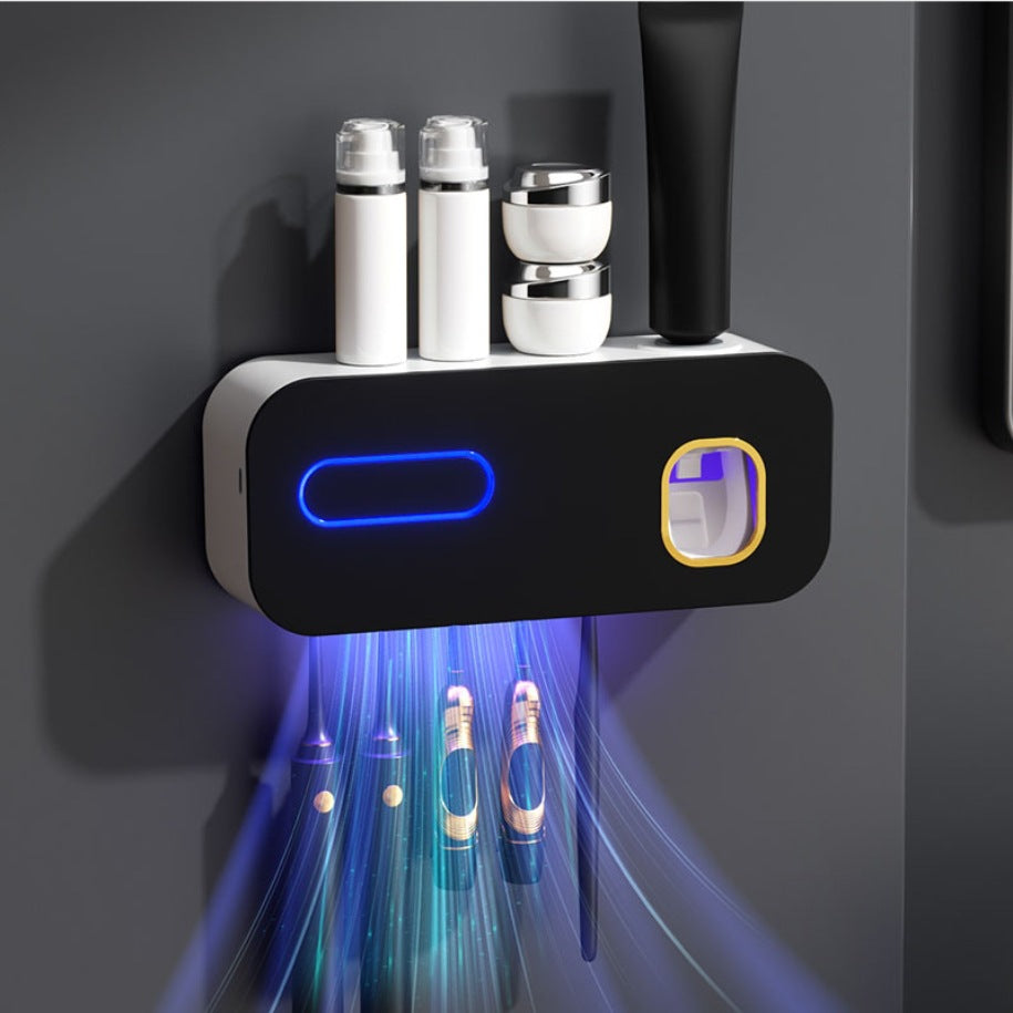 Smart UV Toothbrush Holder with Toothpaste Dispenser – image 6