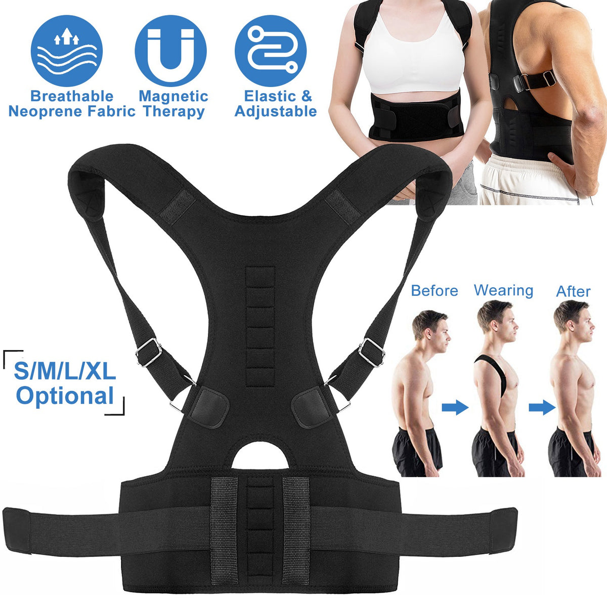 Adjustable Back Posture Corrector – image 5