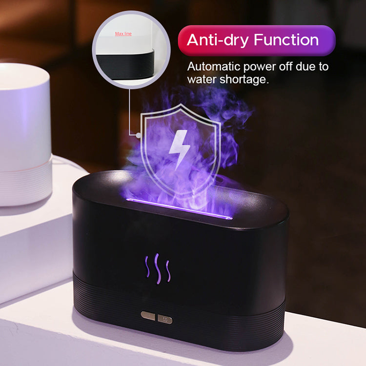 RGB Flame Aroma Diffuser – 7 Colours – image 10