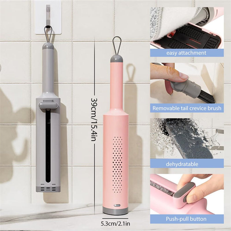 Self-Wringing Mini Flat Mop with 2 or 4 Microfibre Pads – image 7