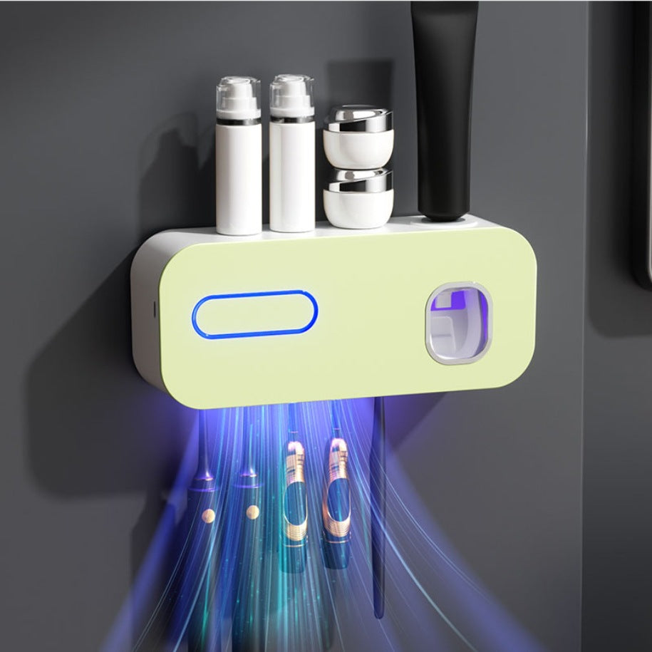 Smart UV Toothbrush Holder with Toothpaste Dispenser – image 8