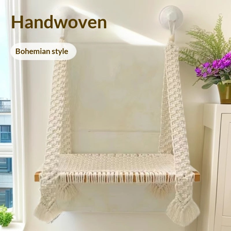 Boho Cotton Rope Cat Bed – image 6