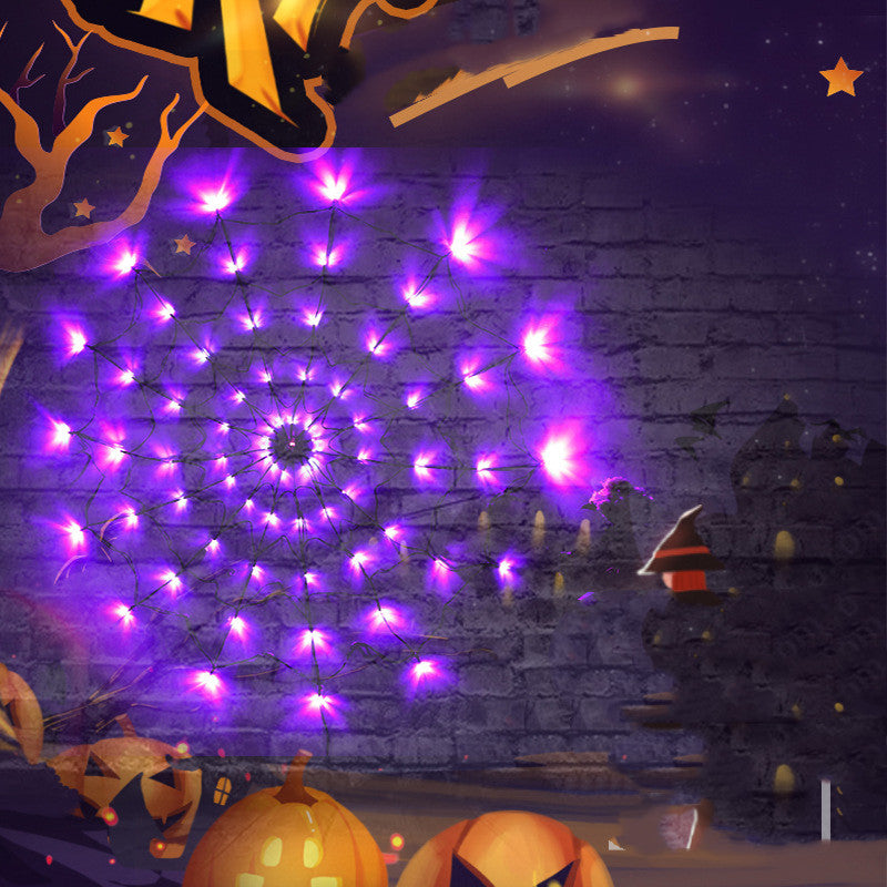 LED Spider Web Light – 1.5m Halloween Decoration