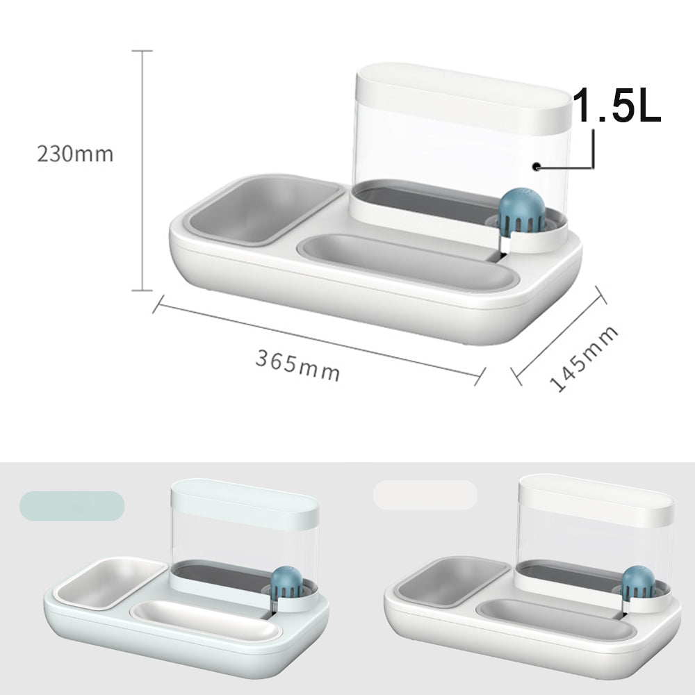 Automatic Pet Feeder & Water Dispenser 1.5L – image 2