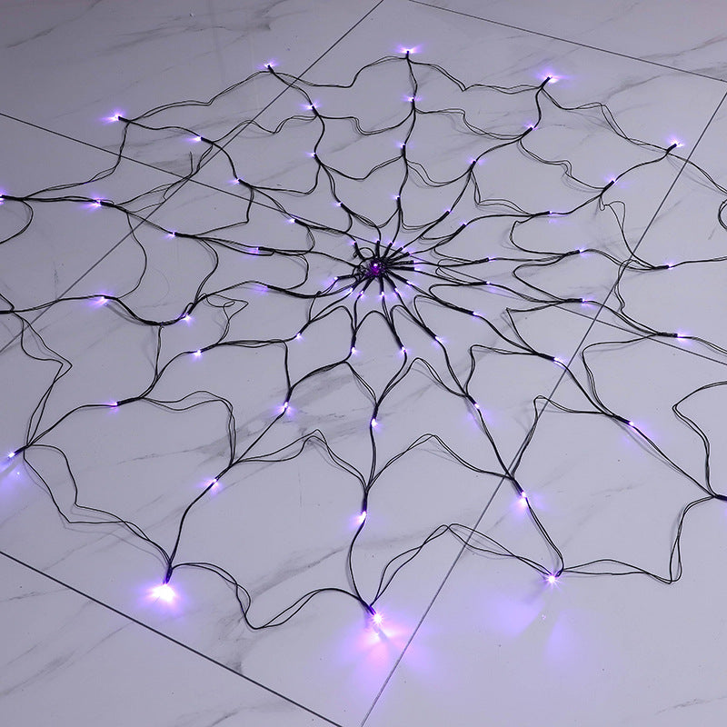 LED Spider Web Light – 1.5m Halloween Decoration – image 4