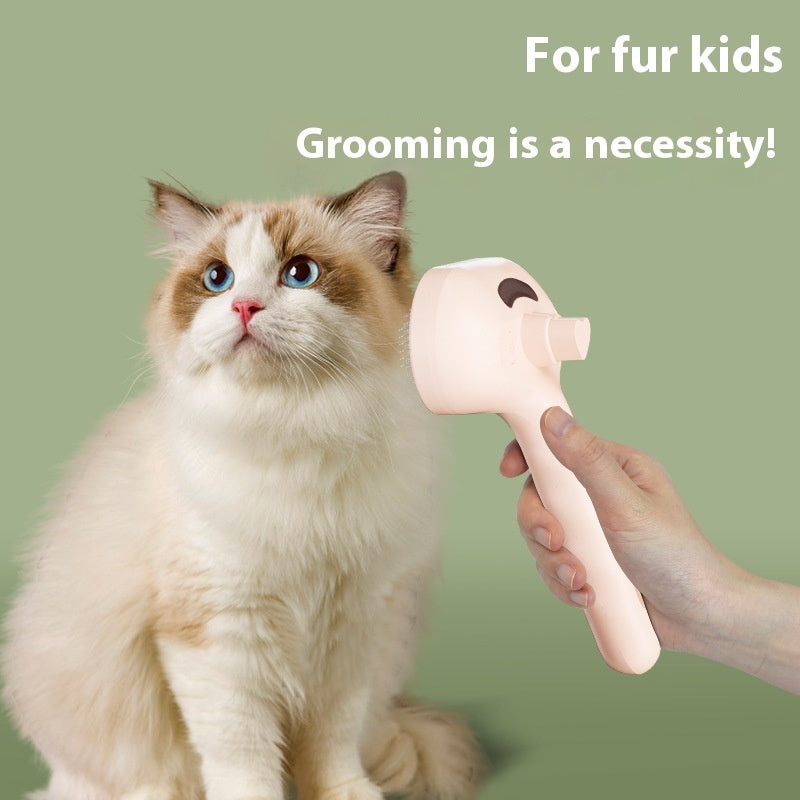 Steam Pet Grooming Brush with Water Mist – image 10
