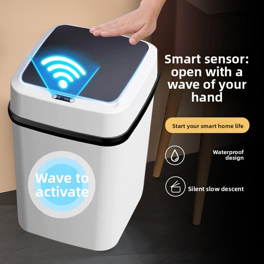 Smart Sensor Bin 13L with Odour-Seal Lid