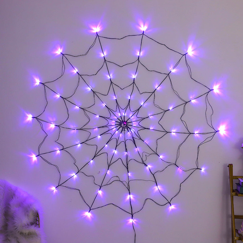 LED Spider Web Light – 1.5m Halloween Decoration – image 2