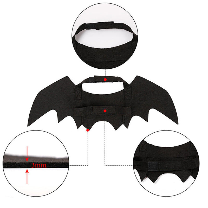 Bat Wings Pet Costume for Cats & Small Dogs – image 5