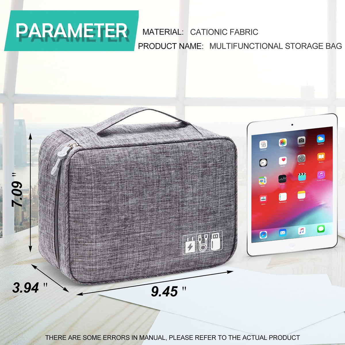 Travel Tech Organiser Bag – Water-Resistant – image 2