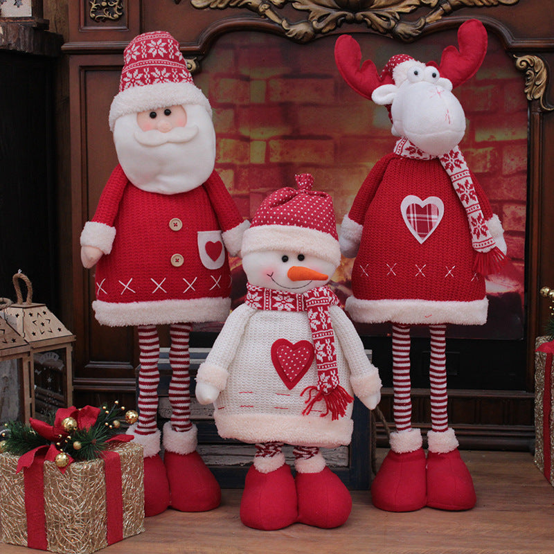 Telescopic Christmas Plush Figure – Santa, Snowman or Reindeer – image 4