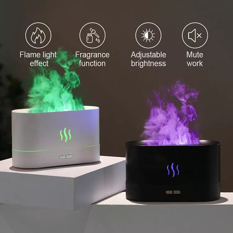 RGB Flame Aroma Diffuser – 7 Colours – image 6