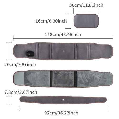 Heated Back Massager Belt with Vibration – image 4