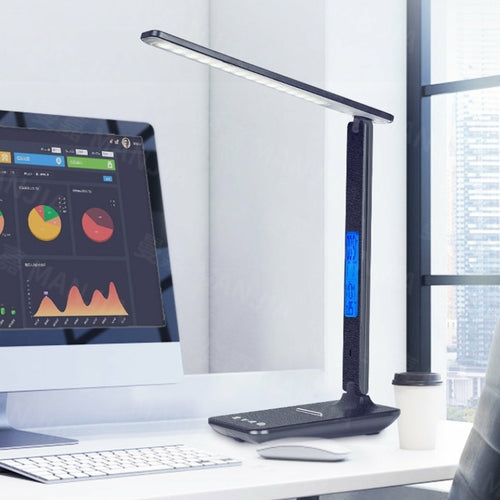 3-in-1 LED Lamp with Wireless Charger, Clock & Thermometer – image 9