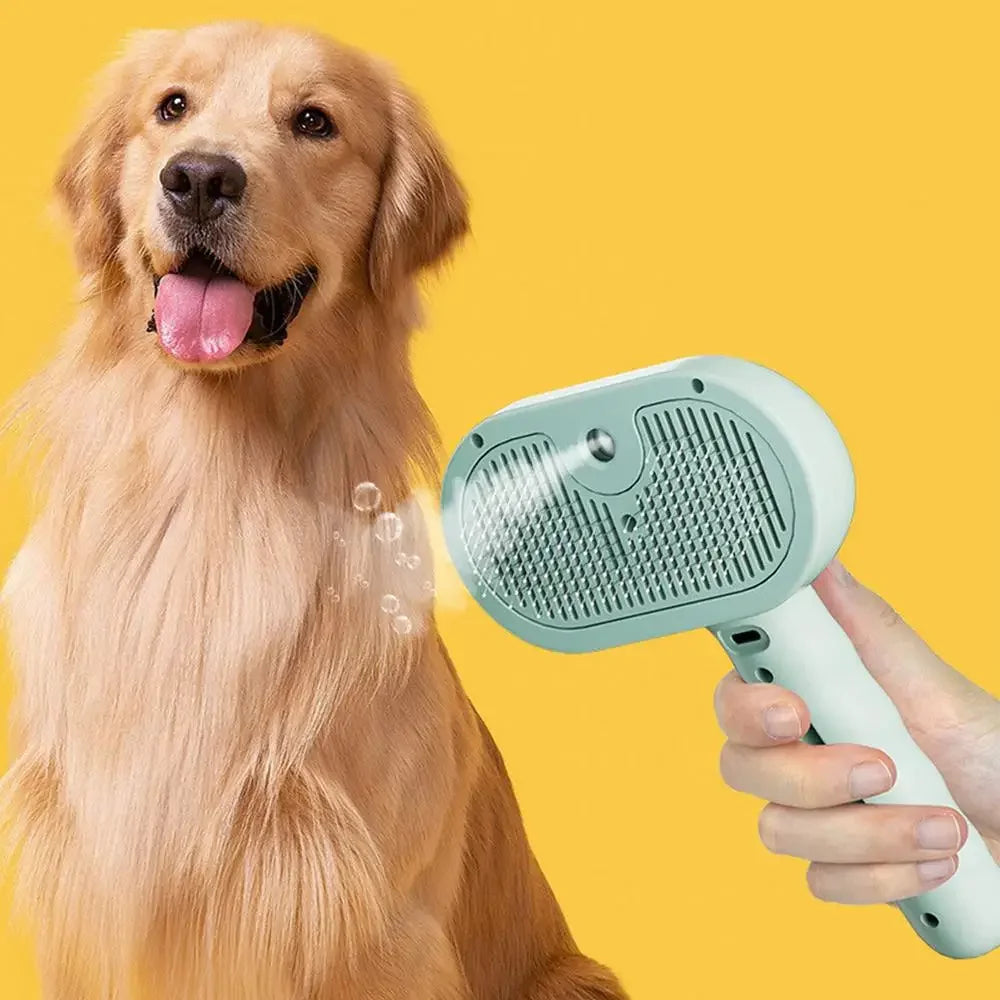 Steam Pet Grooming Brush with Water Mist – image 5