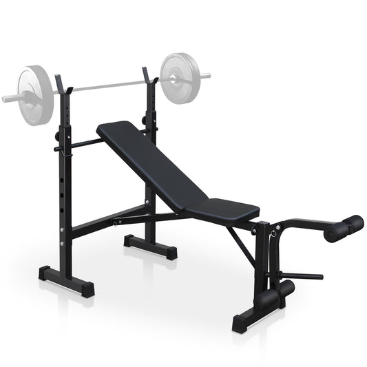 Folding Weight Bench with Squat Rack