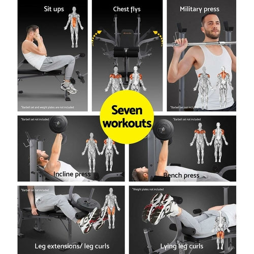 Everfit 8-in-1 Adjustable Weight Bench – image 2