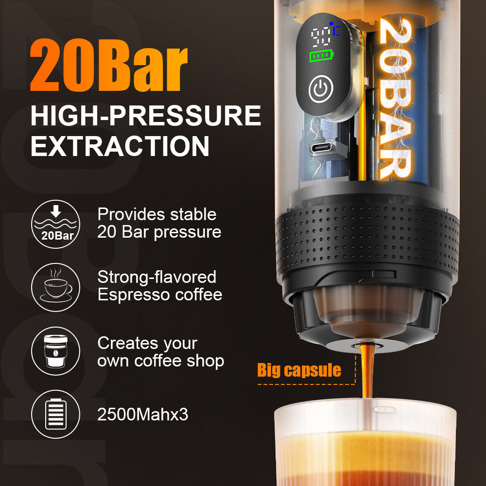 Compact Espresso Machine – Capsule & Ground Coffee – image 2