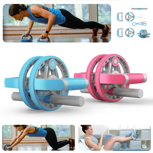 Multifunction Ab Wheel & Resistance Training Set