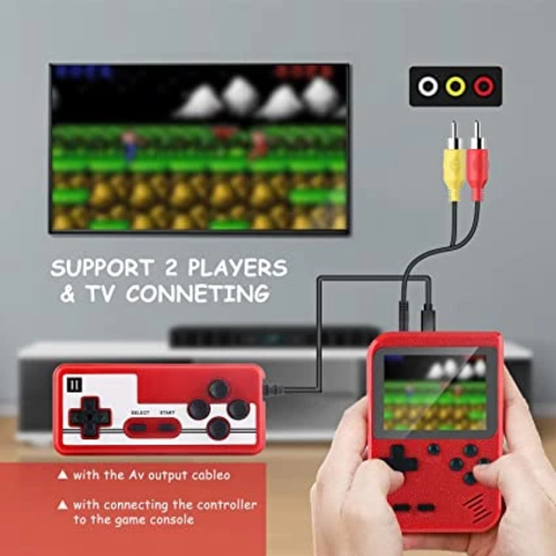 Retro Handheld Game Console – 3" Screen, 400 Games – image 2