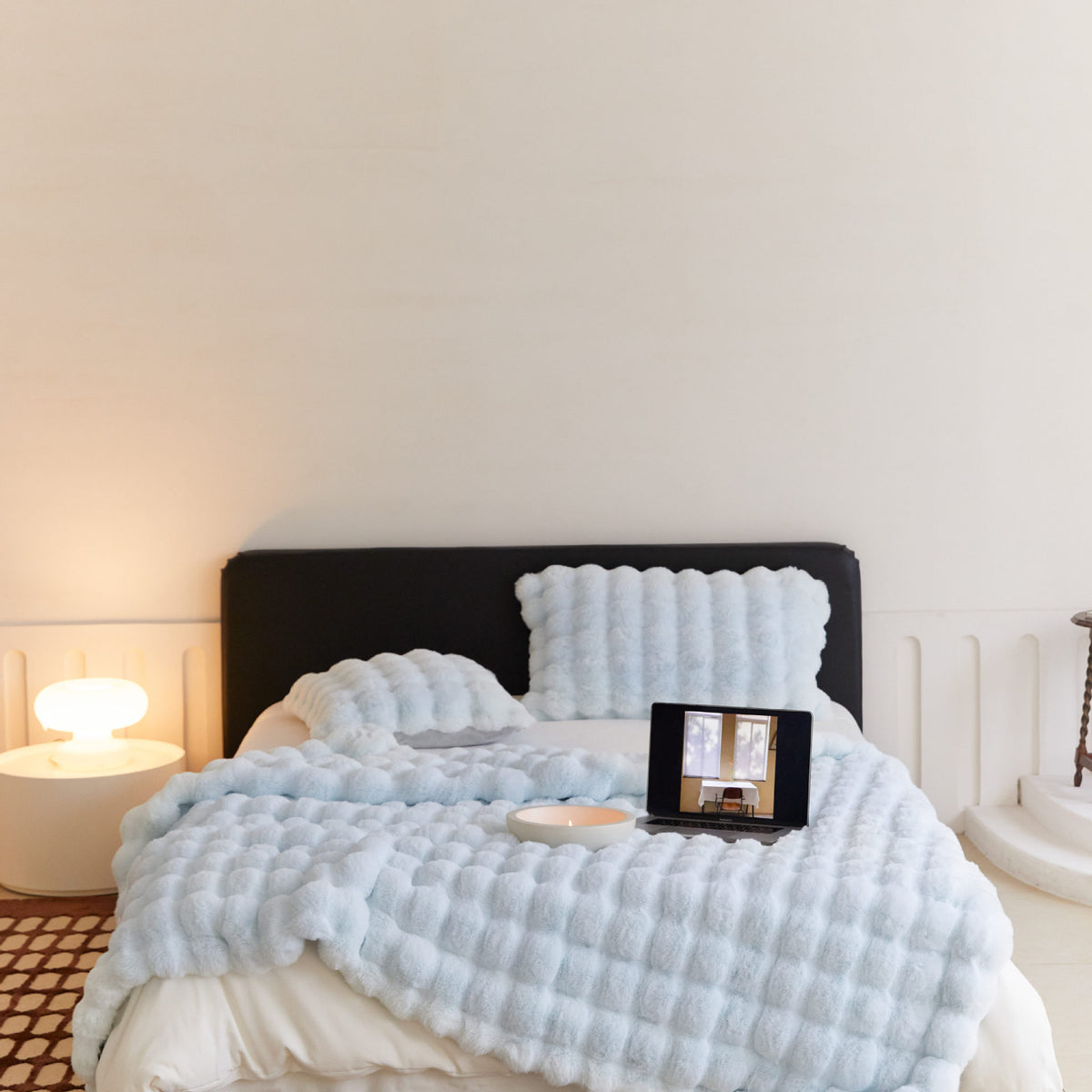 Bubble Velvet Throw Blanket – image 10