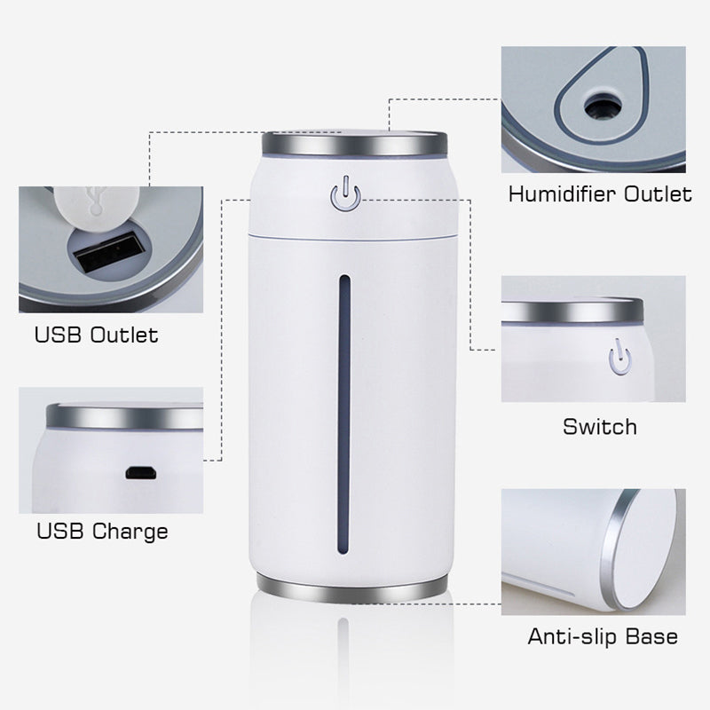 Mini USB Car Humidifier & Aroma Diffuser 220ml – image 2