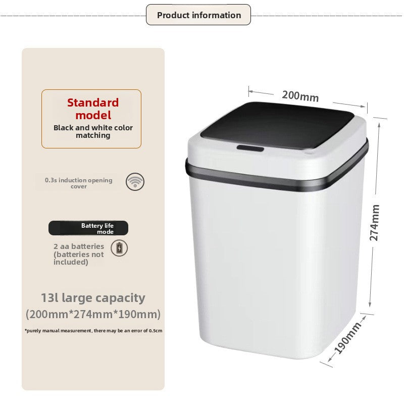 Smart Sensor Bin 13L with Odour-Seal Lid – image 2